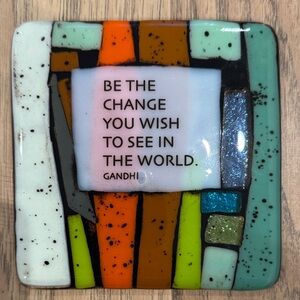 Nina Cambron Fused Glass Art Tile